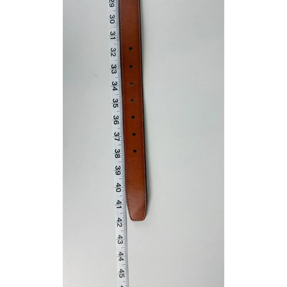 Goodfellow & Co Men's Brown Faux Leather Belt Size M